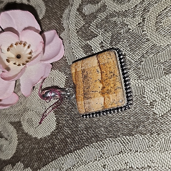 New Picture jasper pendant - Picture 8 of 8